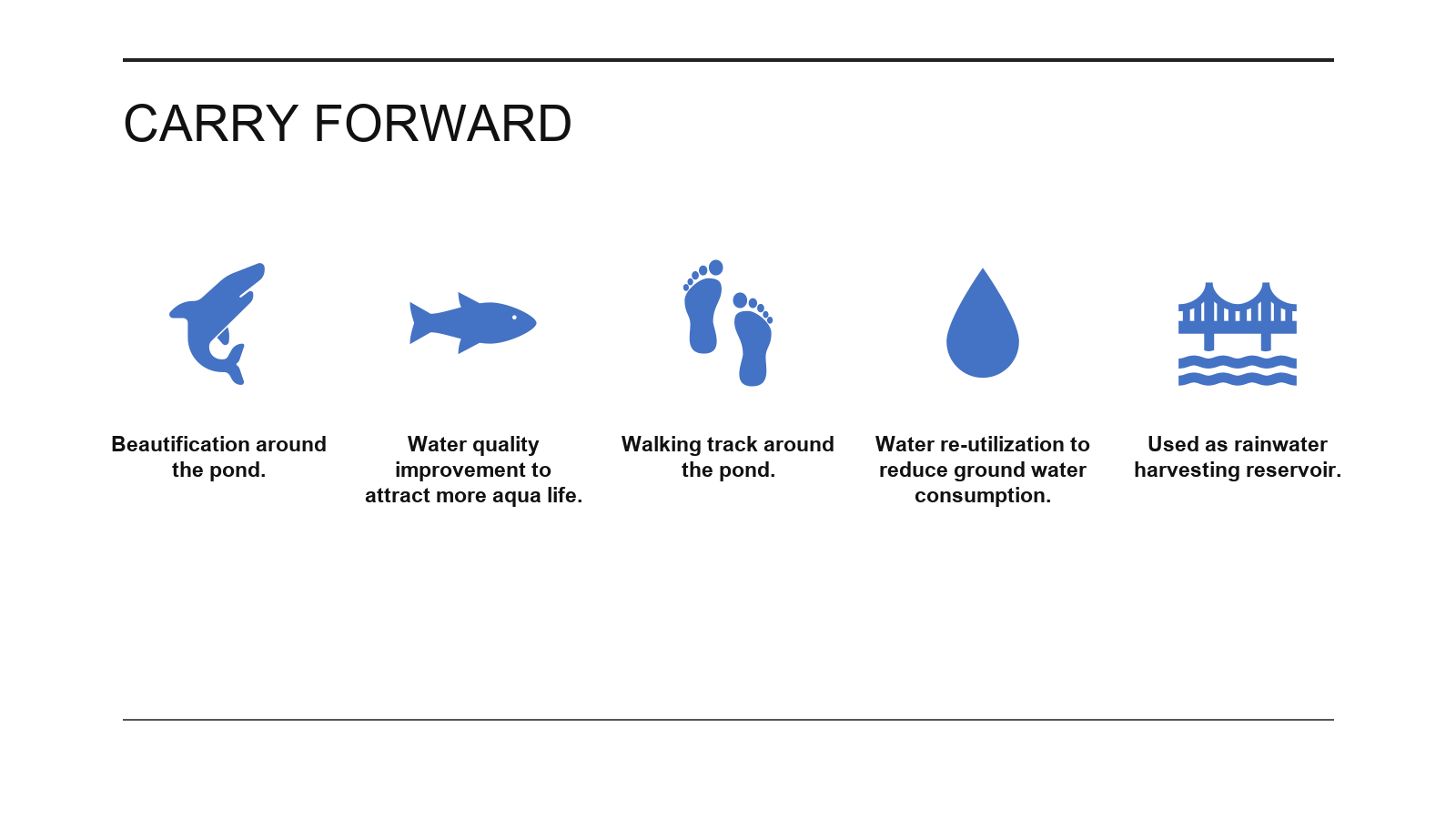 Pond improvement and restoration presentation - slide 15