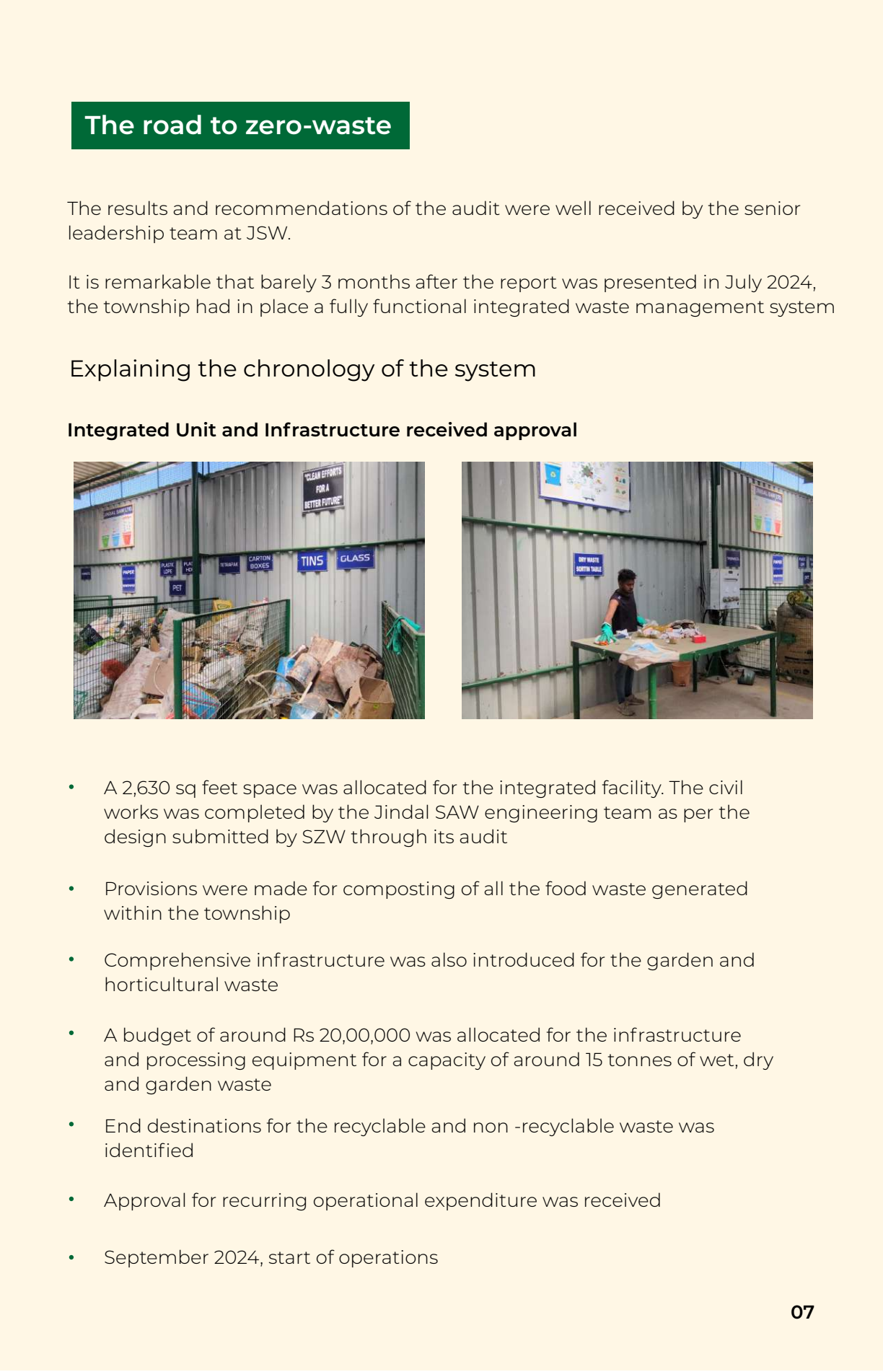 Waste management and segregation case study - page 7